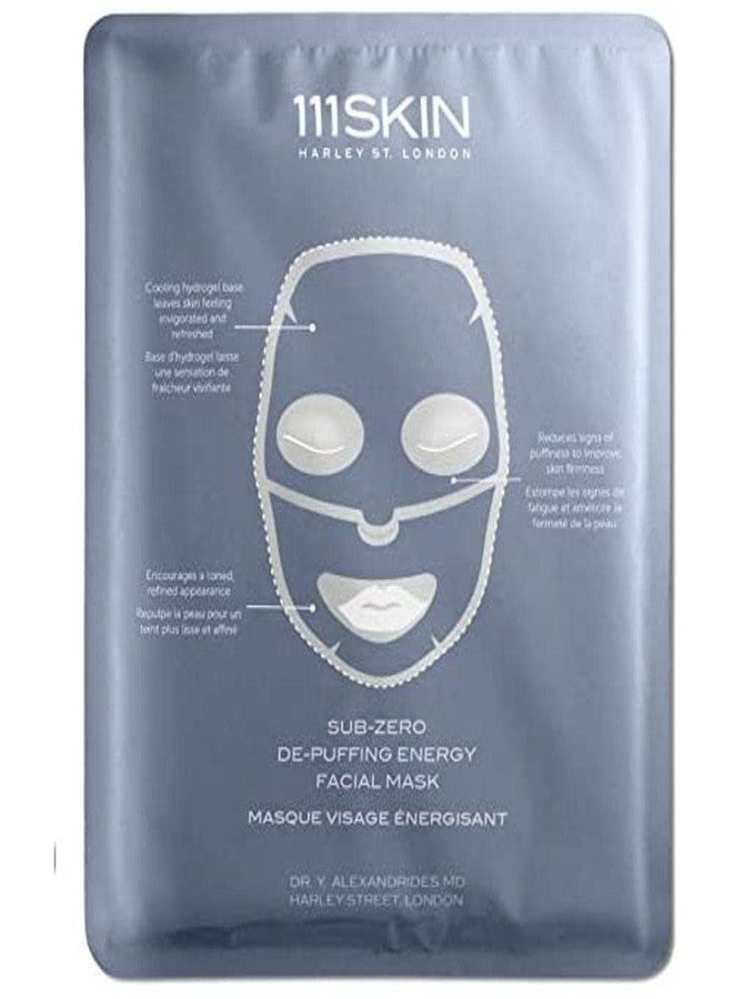 111SKIN HARLEY ST. LONDON Sub-Zero De-Puffing Energy Facial Mask - 1 mask 30ml/ 1.01fl.oz